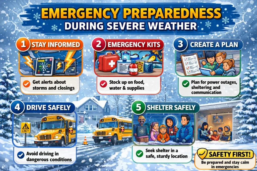 Tips for severe weather preparedness