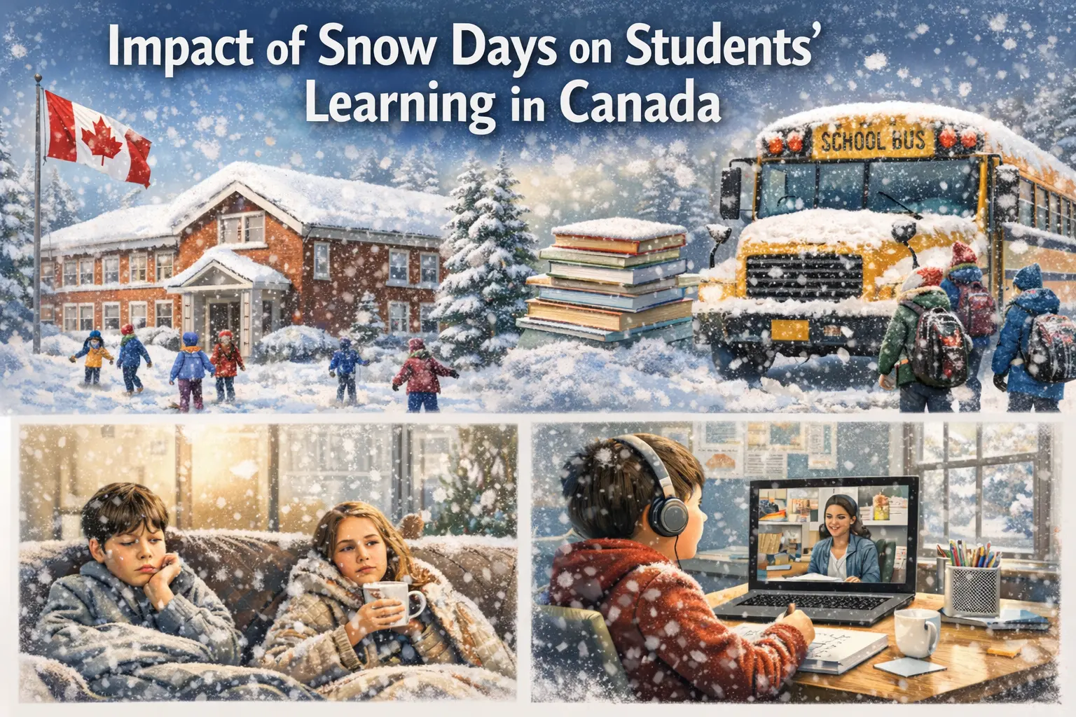 Impact of snow days on student's learning in canada