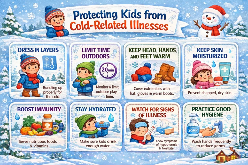 Winter safety tips for children