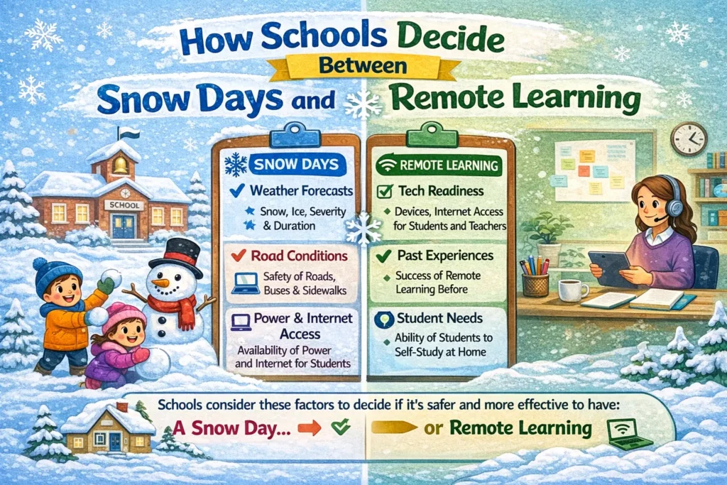 how school decide remote learning